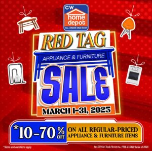 CW Home Depot Red Tag Sale